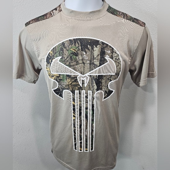 Marvel Punisher Camo Lightweight men's medium short-sleeve - Picture 1 of 7